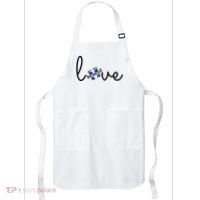 Love Autism Awareness Puzzle Piece Apron thumb 0