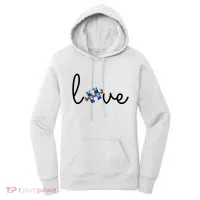 Love Autism Awareness Puzzle Piece Women's Hoodie thumb 0