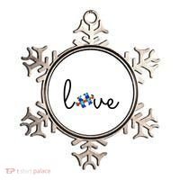 Love Autism Awareness Puzzle Piece Ornament thumb 0