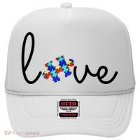 Love Autism Awareness Puzzle Piece Hat thumb 0