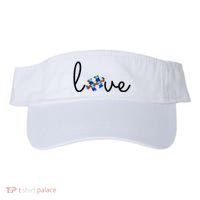 Love Autism Awareness Puzzle Piece Visor thumb 0