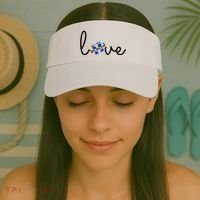 Love Autism Awareness Puzzle Piece Visor thumb 2
