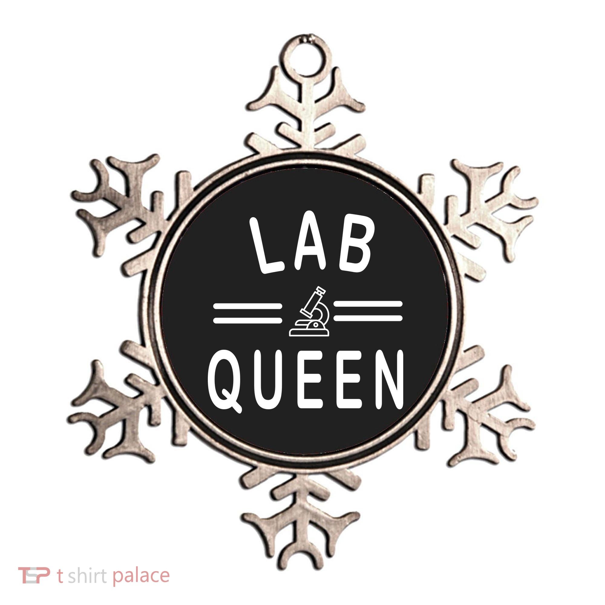 Lab Queen Ornament