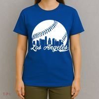 Los Angeles Baseball Vintage LA Fan Gear T-Shirt thumb 4