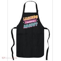 Legends Are Born In August Apron thumb 0
