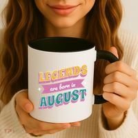 Legends Are Born In August Coffee Mug thumb 3