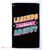 Legends Are Born In August Golf Towel thumb 0