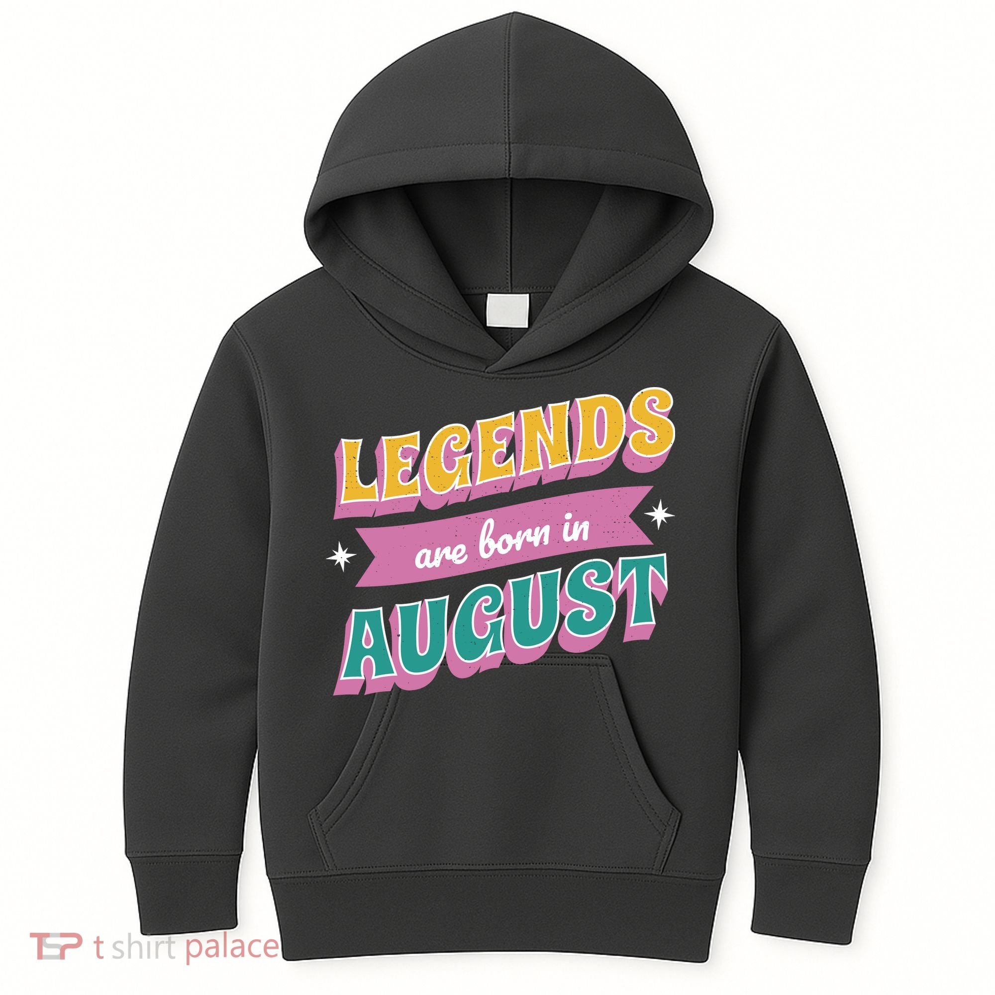 Legends Are Born In August Kids Hoodie