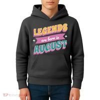 Legends Are Born In August Kids Hoodie thumb 4