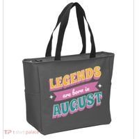 Legends Are Born In August Tote Bag thumb 2