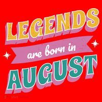 Legends Are Born In August Santa Hat thumb 1