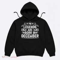 Legends Are Born In December Hoodie thumb 0