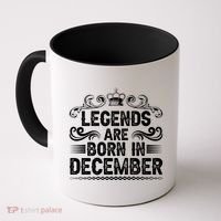 Legends Are Born In December Coffee Mug thumb 0