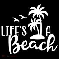 Life's A Beach Tropical USA-Made Doggie Bandana thumb 2