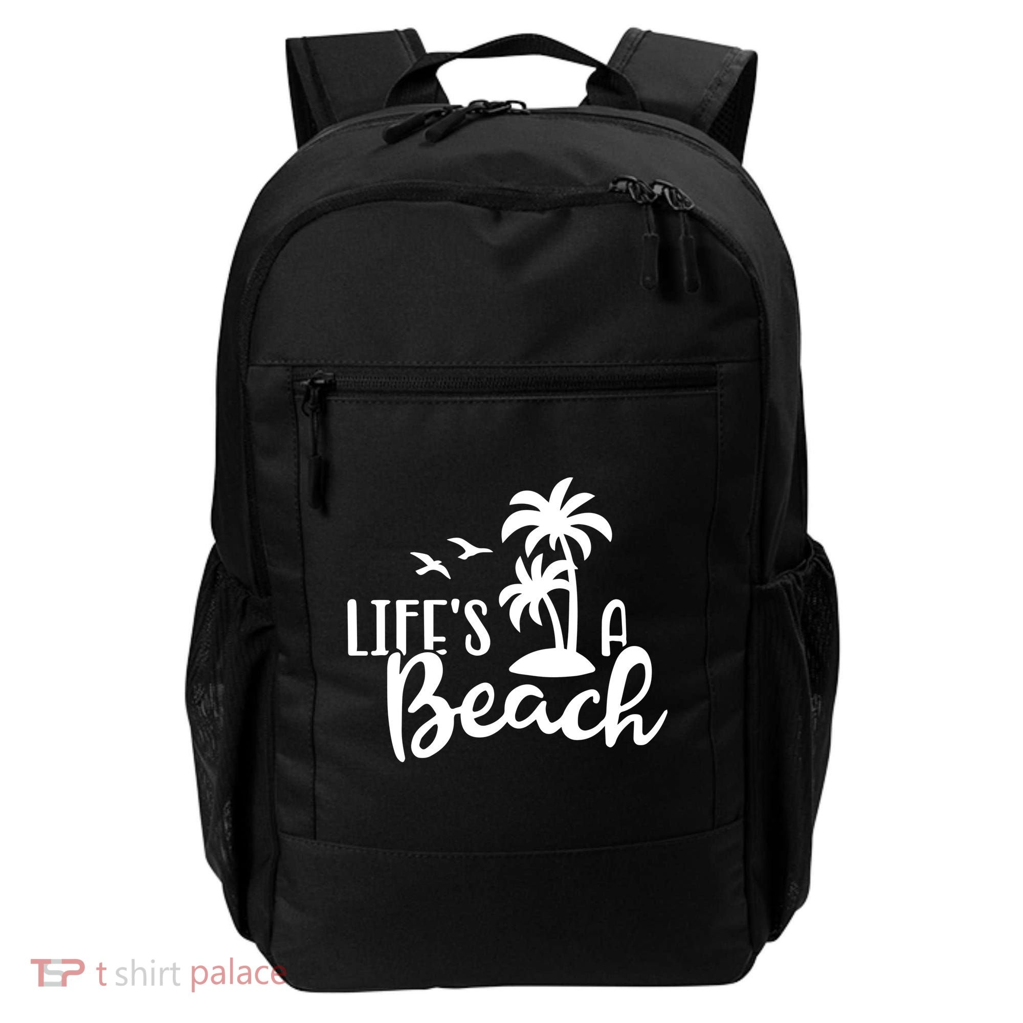 Life's A Beach Tropical Backpack