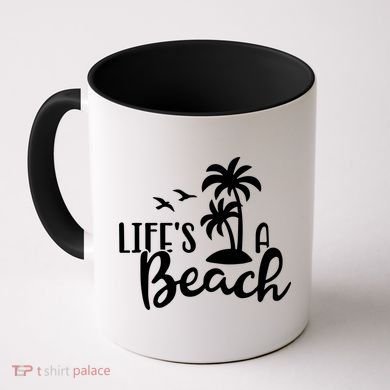 Life's A Beach Tropical Coffee Mug