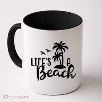Life's A Beach Tropical Coffee Mug thumb 0