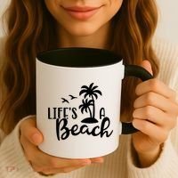 Life's A Beach Tropical Coffee Mug thumb 3