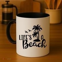 Life's A Beach Tropical Coffee Mug thumb 4