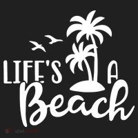 Life's A Beach Tropical Beanie thumb 2