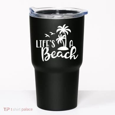 Life's A Beach Tropical Tumbler
