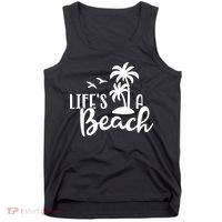 Life's A Beach Tropical Tank Top thumb 0