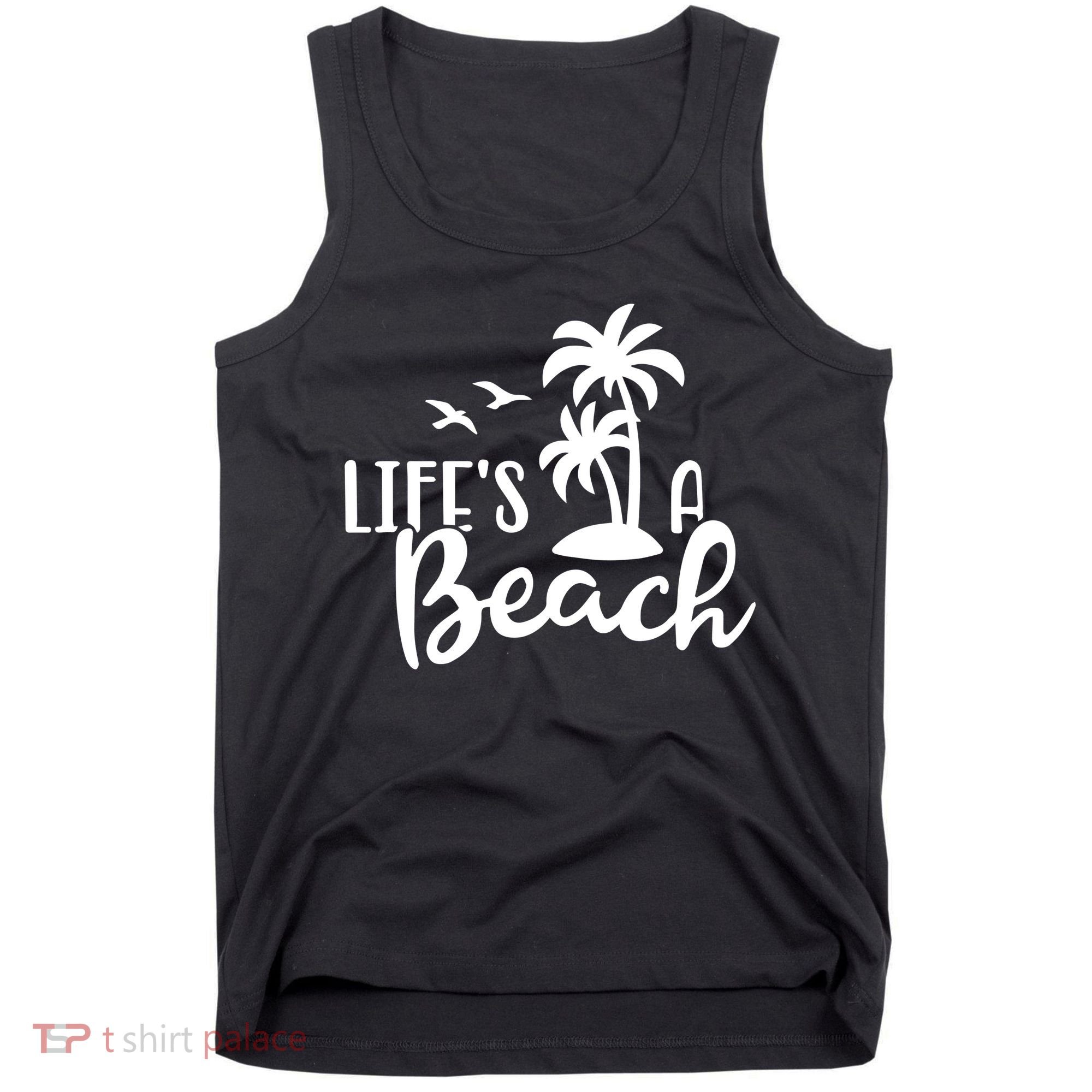 Life's A Beach Tropical Tank Top
