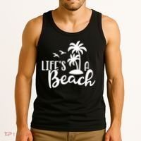 Life's A Beach Tropical Tank Top thumb 3