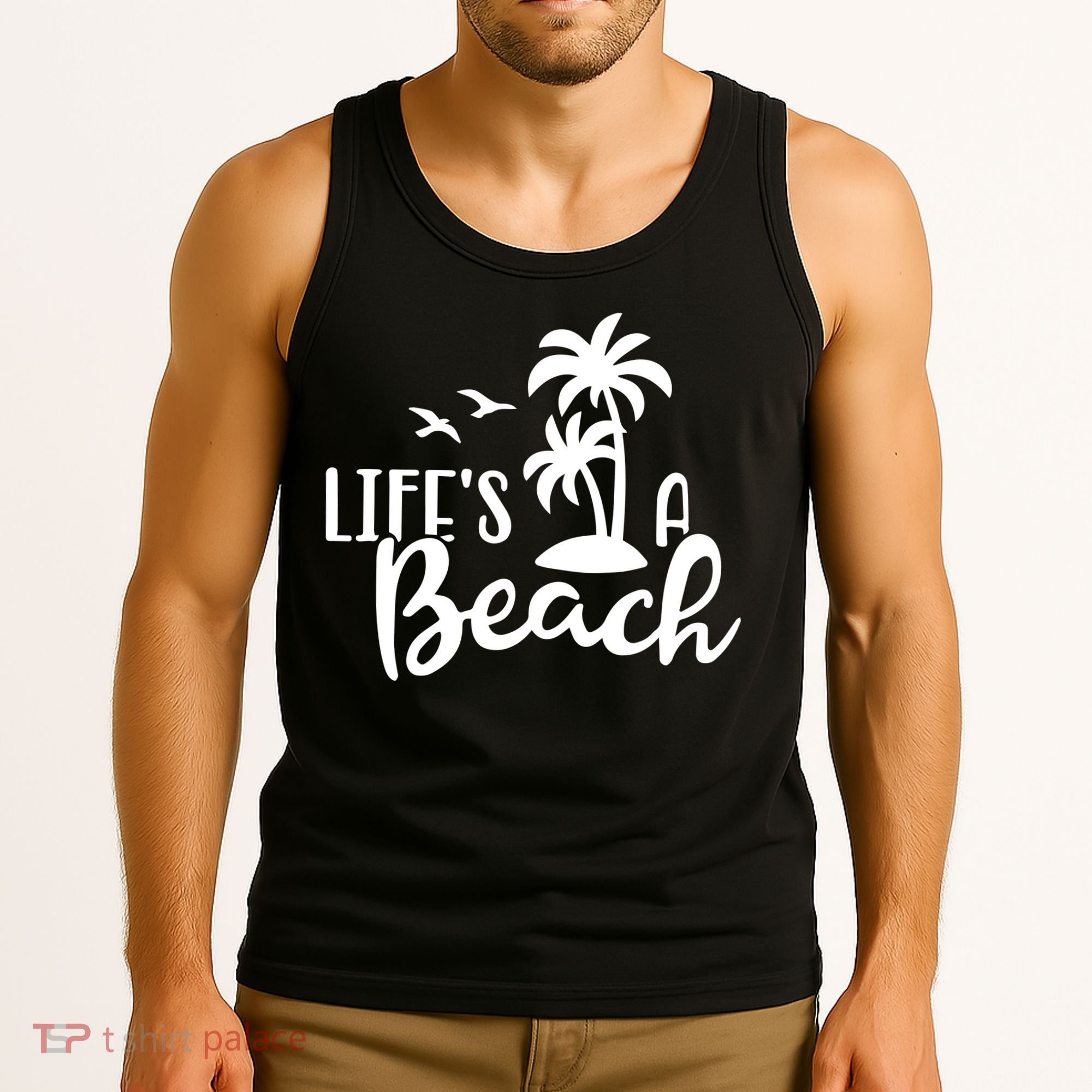 Life's A Beach Tropical Tank Top