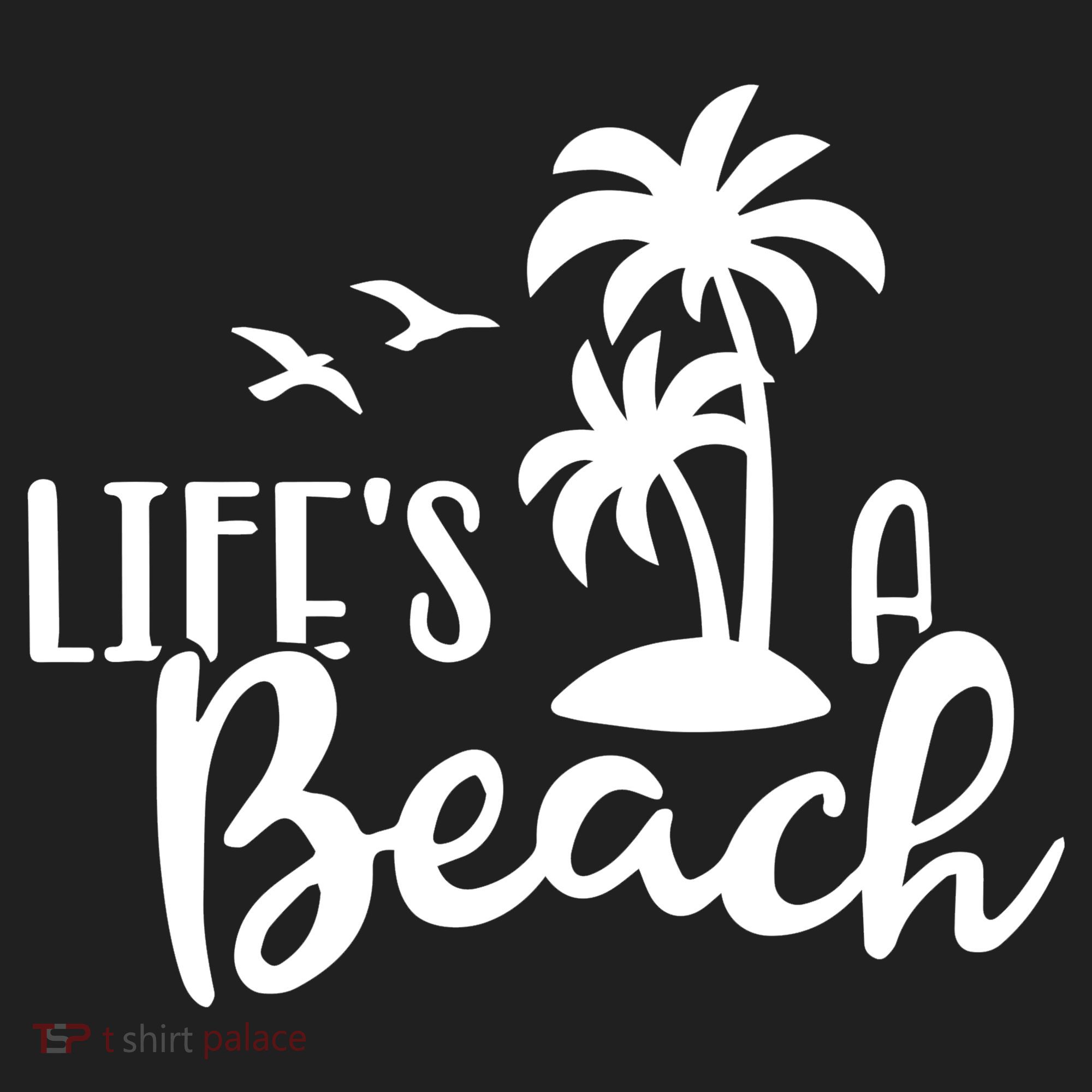 Life's A Beach Tropical Golf Towel