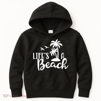 Life's A Beach Tropical Kids Hoodie