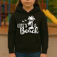 Life's A Beach Tropical Kids Hoodie thumb 3