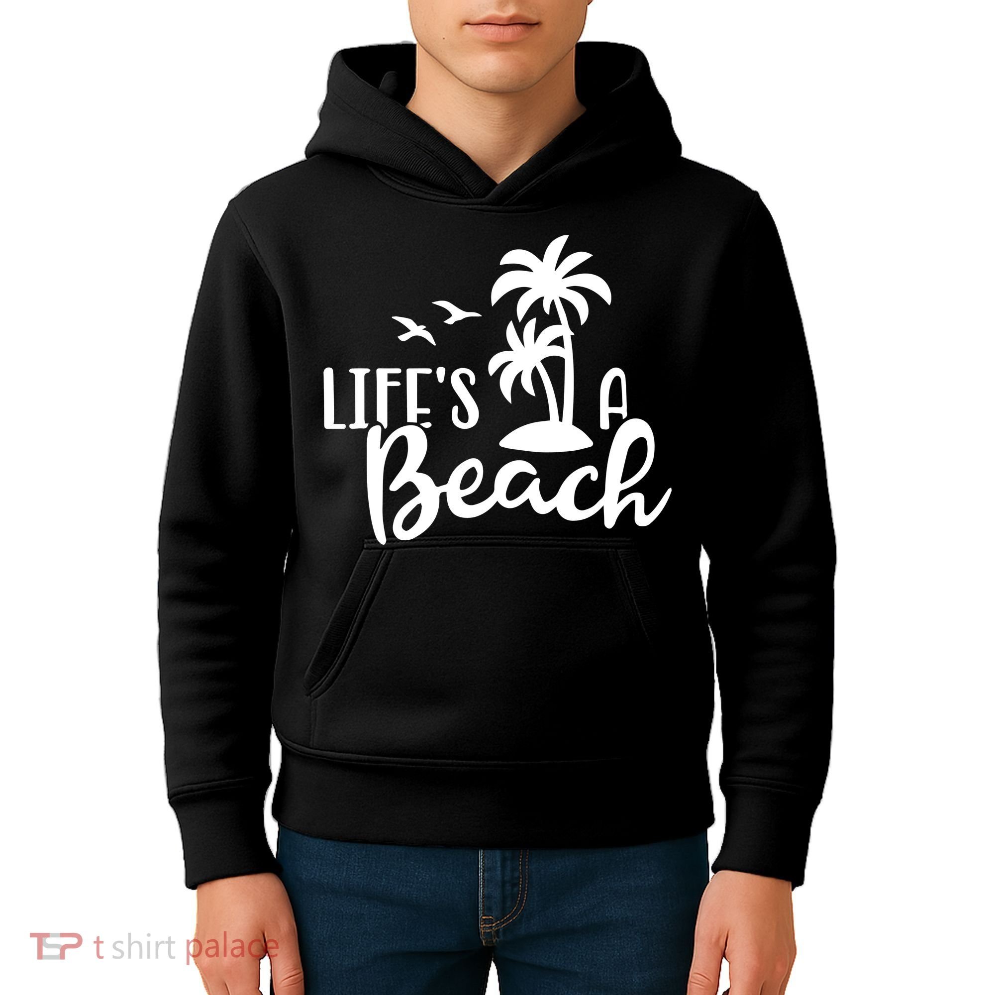 Life's A Beach Tropical Kids Hoodie