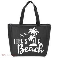 Life's A Beach Tropical Tote Bag thumb 0