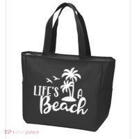 Life's A Beach Tropical Tote Bag thumb 3