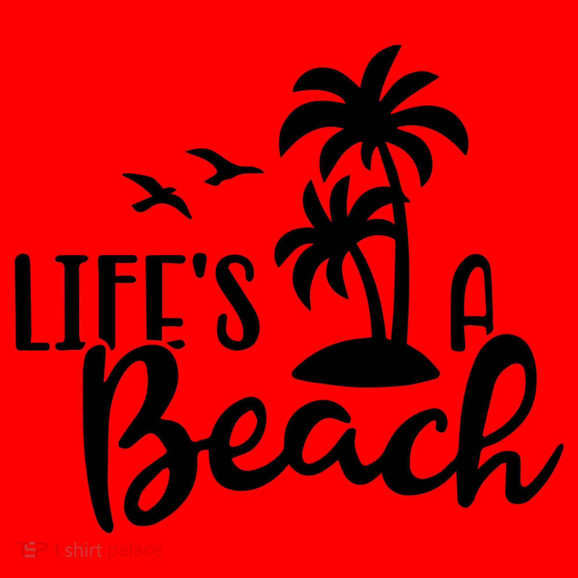 Life's A Beach Tropical Santa Hat