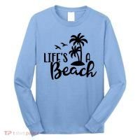 Life's A Beach Tropical Long Sleeve Shirt thumb 0