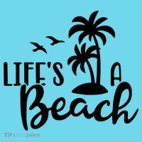 Life's A Beach Tropical T-Shirt thumb 6
