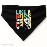 Like A Boss Presidents Day Washington Lincoln Abe George USA-Made Doggie Bandana thumb 0