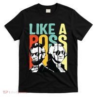Like A Boss Presidents Day Washington Lincoln Abe George T-Shirt thumb 0