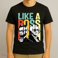 Like A Boss Presidents Day Washington Lincoln Abe George T-Shirt thumb 3