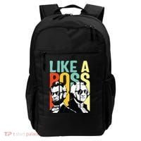 Like A Boss Presidents Day Washington Lincoln Abe George Backpack thumb 0