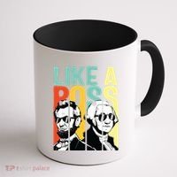 Like A Boss Presidents Day Washington Lincoln Abe George Coffee Mug thumb 1