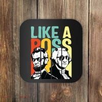 Like A Boss Presidents Day Washington Lincoln Abe George Coaster thumb 0