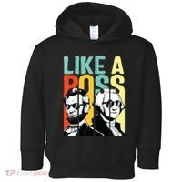 Like A Boss Presidents Day Washington Lincoln Abe George Toddler Hoodie thumb 0