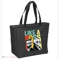 Like A Boss Presidents Day Washington Lincoln Abe George Tote Bag thumb 2