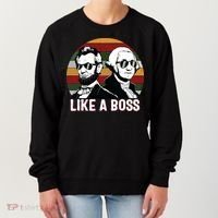 Like A Boss Presidents Day Washington Lincoln Abe George Women's Sweatshirt thumb 0