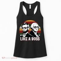 Like A Boss Presidents Day Washington Lincoln Abe George Women's Tank Top thumb 0