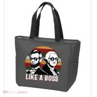 Like A Boss Presidents Day Washington Lincoln Abe George Tote Bag thumb 3