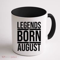 Legends Are Born In August Gift Coffee Mug thumb 1